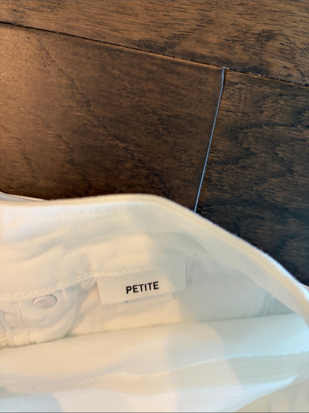 Paige Petite Cindy Crop White Jeans Sz 29 - Picture 11 of 13
